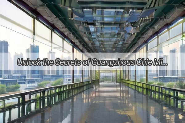 Unlock the Secrets of Guangzhous Chie Mi The Enigmatic Code Unveiled